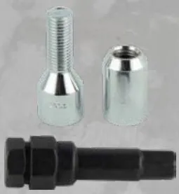 Tuner nut or bolt with key