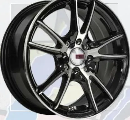 A-Line Fox wheel, Black machined face