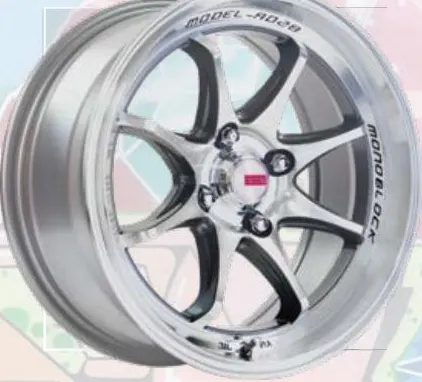 A-Line Sable wheel, Gun metal machined lip