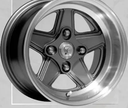 A-Line Assen wheel, Gun metal machined lip
