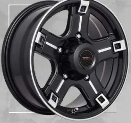 A-Line Trench wheel, Silk black machined lip