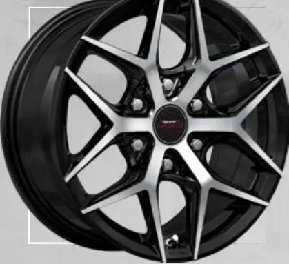 A-Line Jax wheel, Black machined face