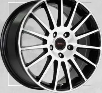 A-Line Maison wheel, Black machined face