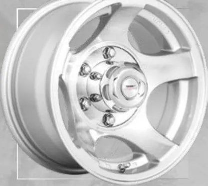 A-Line Bzr wheel, Machined silver