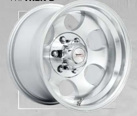 A-Line Trek D wheel, Machined silver, gun metal or black machined lip