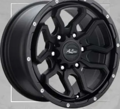 A-Line Dakar wheel, Satin black
