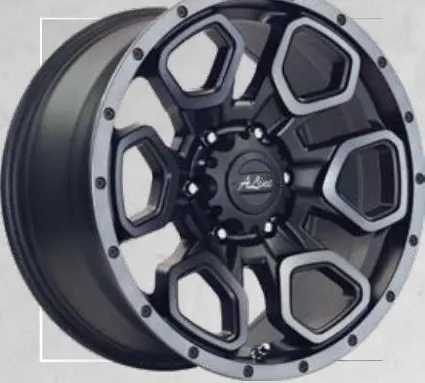 A-Line Summit wheel, Satin black, tinted smoke
