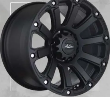 A-Line Destroyer wheel, Satin black