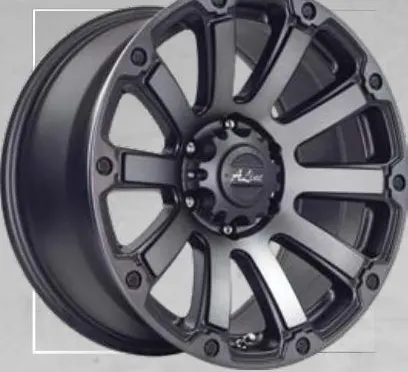 A-Line Destroyer wheel, Satin black, tinted smoke