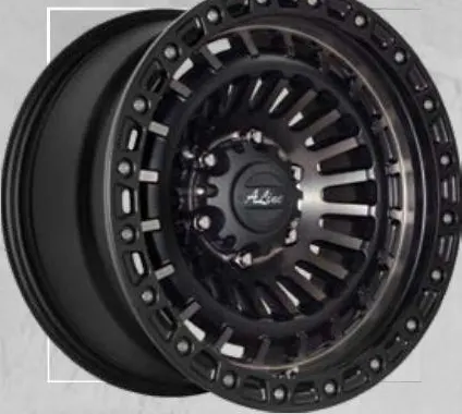 A-Line Block wheel, Satin black tinted