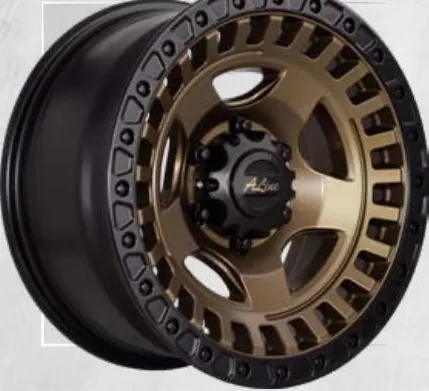A-Line Wrecker wheel, Bronze, black lip