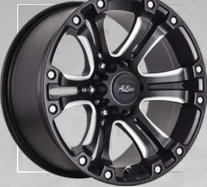 A-Line Granite wheel, Satin black, milled