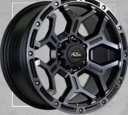 A-Line Outlaw wheel, Satin black, tinted smoke