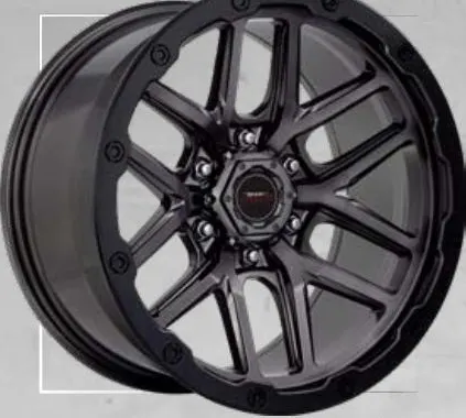 A-Line Bounty wheel, Matt titanium, black lip