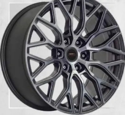 A-Line Scar wheel, Satin black tinted