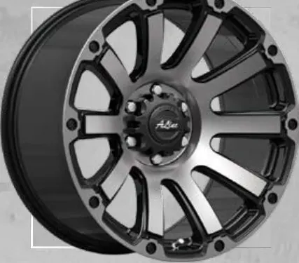 A-Line Destroyer wheel, Satin black, tinted smoke