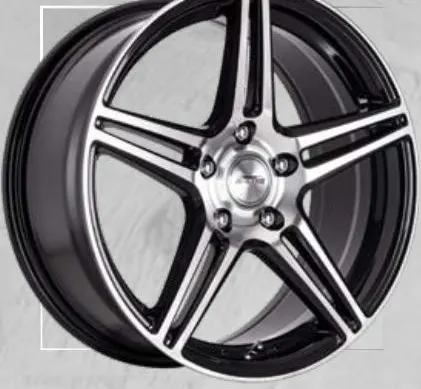 A-Line Oslo wheel, Black machined face