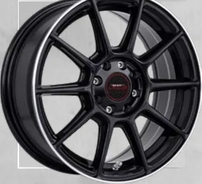 A-Line Spree wheel, Velvet black machined lip