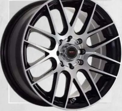 A-Line Octane wheel, Black machined face