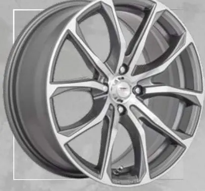 A-Line Mischief wheel, Gun metal machined face