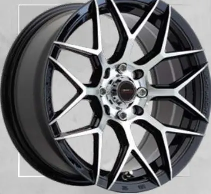 A-Line Classic wheel, Black machined face