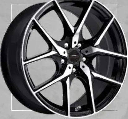 A-Line Tatum wheel, Black machined face