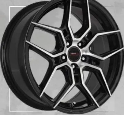 A-Line Hostage wheel, Black machined face