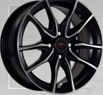 A-Line Mocha wheel, Black machined face
