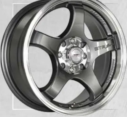 A-Line Rocco wheel, Gun metal machined lip