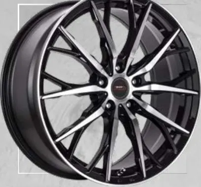 A-Line Mercer wheel, Black machined face