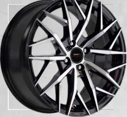 A-Line Dexter wheel, Black machined face