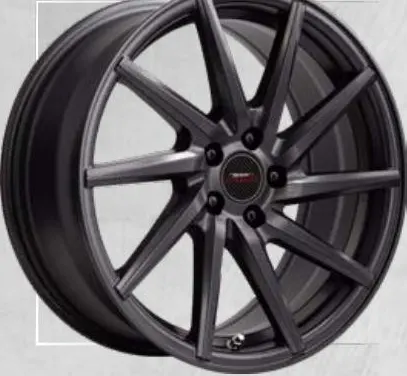 A-Line Phoenix wheel, Graphite, left-turning spokes
