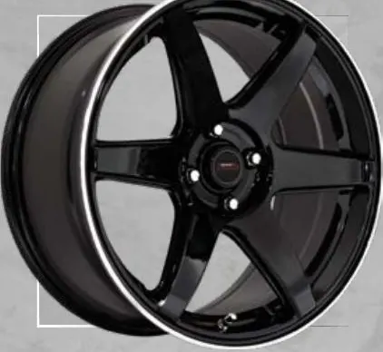 A-Line Acid wheel, Black machined lip