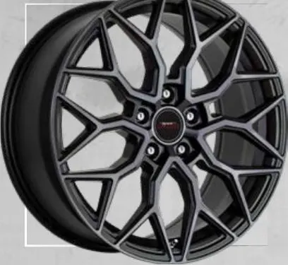 A-Line Scar wheel, Satin black tinted
