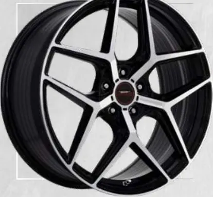 A-Line Monaco wheel, Black machined face