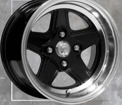 A-Line Assen wheel, Black machined lip