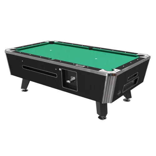 Coin-operated pool table
