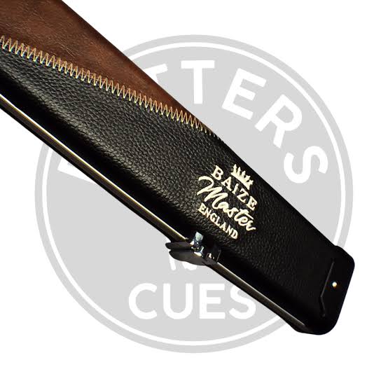 Black and brown cue case