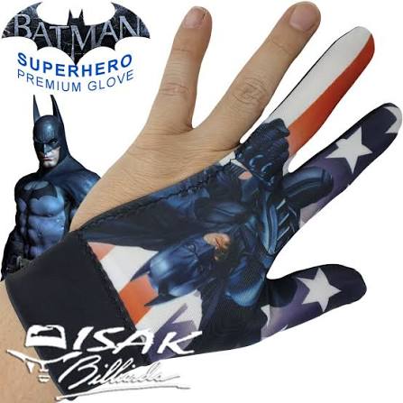 Batman-themed billiard glove