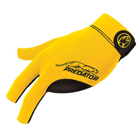 Predator-style yellow fire glove