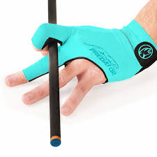 Turquoise Predator-style glove
