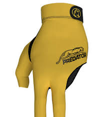 Yellow Predator-style glove