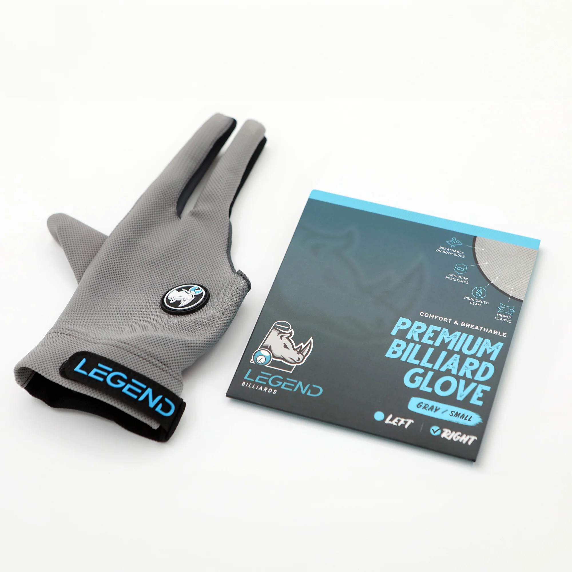 Legend gloves with packaging