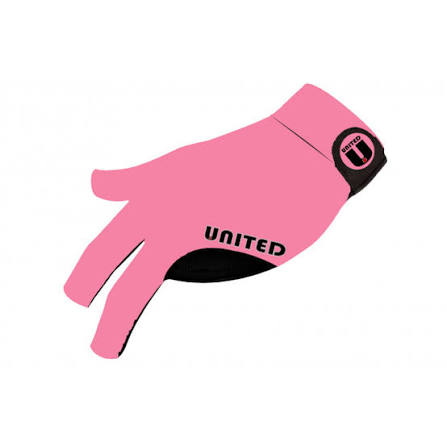 United pink pool glove
