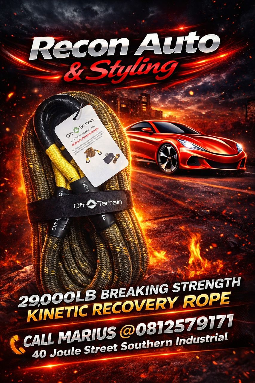 Kinetic recovery rope
